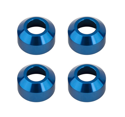 Team Associated - Factory Team CVA Axle Sleeves, Blue Aluminum, for the RC8B4/T4 - Hobby Recreation Products