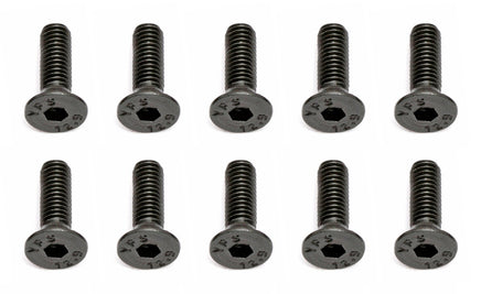 Team Associated - M3X10mm Flat Head Hex Screw (10) - Hobby Recreation Products