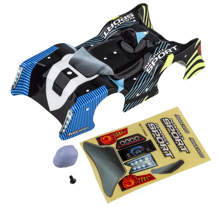 Team Associated - NanoSport Blue & Black Body, w/ Decals - Hobby Recreation Products