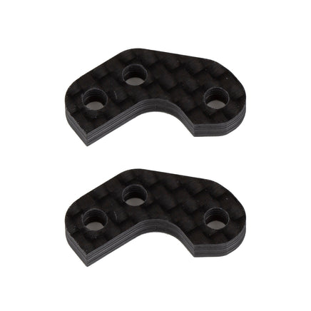 Team Associated - RC10B7 Caster Block Link Mount Set, -2mm - Hobby Recreation Products