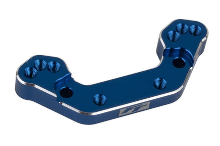 Team Associated - RC10B7 FT Ballstud Mount, +2mm, Blue Aluminum - Hobby Recreation Products