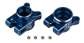 Team Associated - RC10B7 FT Rear Hub Set, HRC, Blue - Hobby Recreation Products