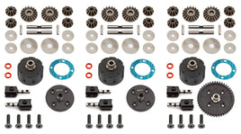 Team Associated - RC8B3e V2 Differential Set, Front, Center, and Rear - Hobby Recreation Products