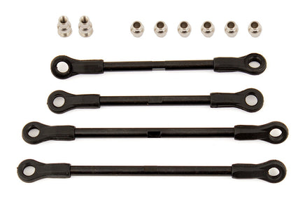 Team Associated - Rear Upper and Lower Links, Set, for CR12 - Hobby Recreation Products