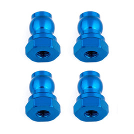 Team Associated - Shock Bushings, 10mm, Blue Aluminum, for B6.1 - Hobby Recreation Products