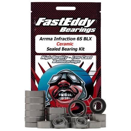 Team FastEddy - Arrma Limitless 6S BLX Ceramic Sealed Bearing Kit - Hobby Recreation Products