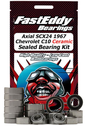 Team FastEddy - Axial SCX24 1967 C10 Ceramic Sealed Bearing Kit - Hobby Recreation Products