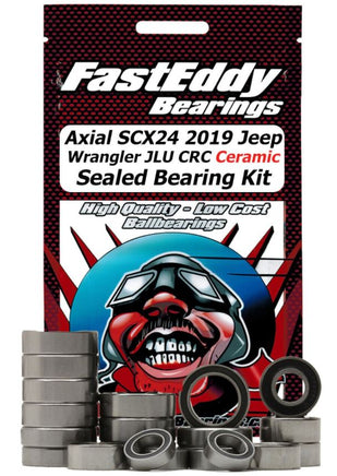 Team FastEddy - Axial SCX24 2019 Wrangler JLU CRC Ceramic Sealed Bearing Kit - Hobby Recreation Products