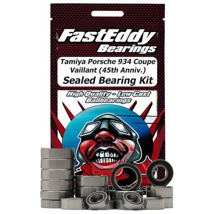 Team FastEddy - Tamiya Porsche 934 Coupe Vaillant (45th Anniv.) Sealed Bearing Kit - Hobby Recreation Products