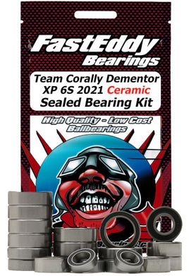 Team FastEddy - Team Corally Dementor XP 6S 2021 Ceramic Sealed Bearing Kit - Hobby Recreation Products