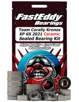 Team FastEddy - Team Corally Kronos XP 6S 2021 Ceramic Sealed Bearing Kit - Hobby Recreation Products