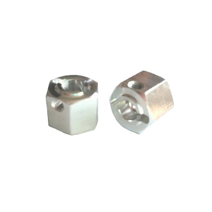 Team KNK - (2) 12mm x 6mm wide Aluminum Hexes with Hardware - Hobby Recreation Products