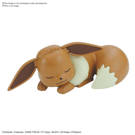 Bandai - 07 Eevee (Sleeping Pose) "Pokemon", Bandai Spirits Hobby Pokemon Model Kit Quick - Hobby Recreation Products