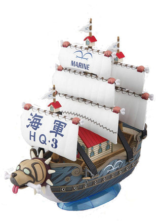 BANDAI - 08 Garp's Marine Ship Grand Ship Collection Model Ship Kit - Hobby Recreation Products