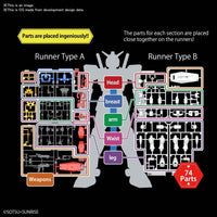 Bandai - 1/144 EG RX-78-2 Gundam "Mobile Suit Gundam", Bandai Spirits Entry Grade - Hobby Recreation Products