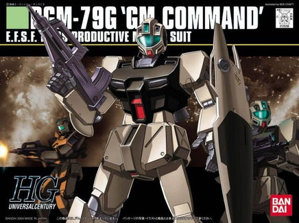 Bandai - #46 RGM-79G GM Command "Gundam 0080", Bandai HGUC 1/144 Scale Kit - Hobby Recreation Products