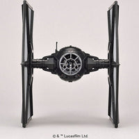 BANDAI - First Order Tie Fighter 1/72 Model Kit, Star Wars Character Line - Hobby Recreation Products