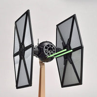 BANDAI - First Order Tie Fighter 1/72 Model Kit, Star Wars Character Line - Hobby Recreation Products