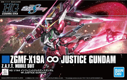 Bandai - HGCE ZGMF-X19A Infinite Justice Gundam Plastic Model Kit 1/144 - Hobby Recreation Products