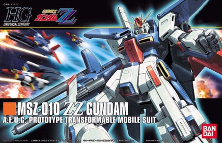 Bandai - MSZ-010 ZZ Gundam Bandai HGUC 1/144 Scale Kit - Hobby Recreation Products