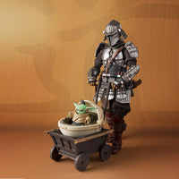 Bandai - Ronin Mandalorian and Grogu Beskar Armor, "The Mandalorian ", Bandai Spirits Meisho Movie Realizatio - Hobby Recreation Products