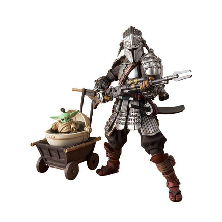 Bandai - Ronin Mandalorian and Grogu Beskar Armor, "The Mandalorian ", Bandai Spirits Meisho Movie Realizatio - Hobby Recreation Products