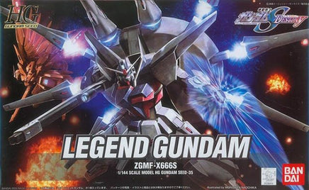 BANDAI - XGMF-X666S #35 Legend Gundam HG SEED Model Kit, from "Gundam SEED Destiny" - Hobby Recreation Products