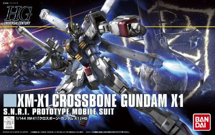 BANDAI - XM-X1 #187 Crossbone Gundam X1 HGUC Model Kit, from "Crossbone Gundam" - Hobby Recreation Products