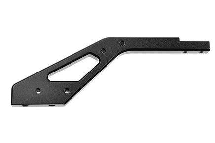 Corally - Chassis Brace, Asuga XLR, Front, Swiss Made 7075 T6, 3mm, Hard Anodized, Black, Made In Italy - Hobby Recreation Products