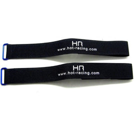 Hot Racing - Hook and Loop Tape Battery Straps - Hobby Recreation Products