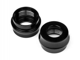 HPI Racing - Big Bore Shock Bottom Cap, Black, (2pcs), Vorza Flux - Hobby Recreation Products