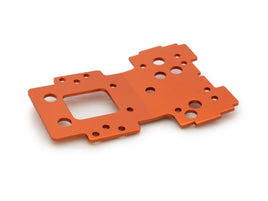 HPI Racing - Bulkhead Lower Plate 2.5mm (Flux/Orange) - fits Savage X Flux V2 - Hobby Recreation Products