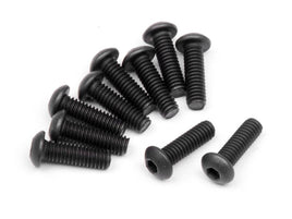 HPI Racing - Button Head Screw M2.5x8mm (Hex Socket/10pcs) - Hobby Recreation Products