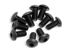 HPI Racing - Button Head Screw, M4X8mm, Hex Socket, (10pcs) - Hobby Recreation Products