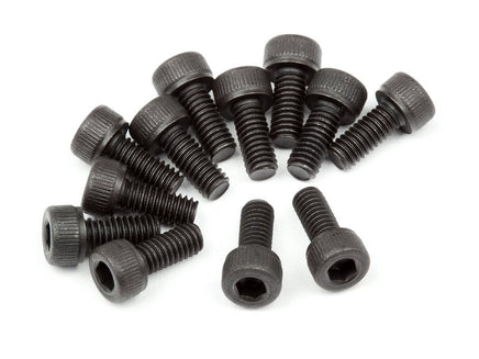 HPI Racing - Cap Head Screw, M2.6X6mm, Hex Socket, (12pcs) - Hobby Recreation Products