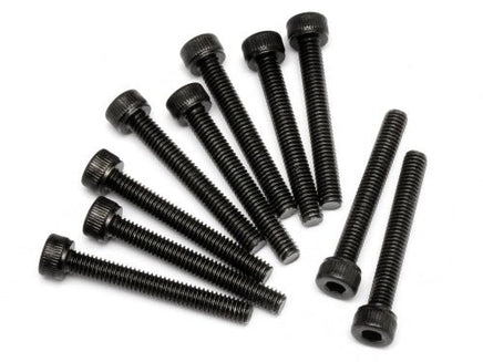 HPI Racing - Cap Head Screw, M4X30mm, Hex Socket, (10pcs) - Hobby Recreation Products