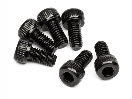 HPI Racing - Cap Head Screw, M4X8mm, Hex Socket, (6pcs) - Hobby Recreation Products