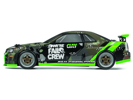 HPI Racing - Fail Crew Nissan Skyline R34 GT-R Painted Body (fits 150mm Micro RS4) - Hobby Recreation Products