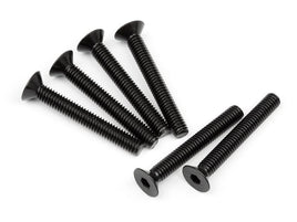 HPI Racing - Flat Head Screw, M4X30mm, Hex Socket (6pcs) - Hobby Recreation Products