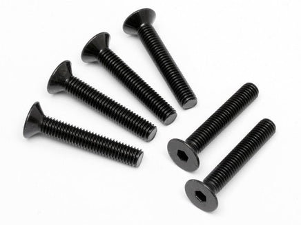 HPI Racing - Flat Head Screw, M5X30mm, Hex Socket, (6pcs) - Hobby Recreation Products