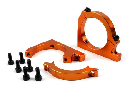 HPI Racing - Motor Mount Set (Orange) - fits Savage X Flux V2 - Hobby Recreation Products