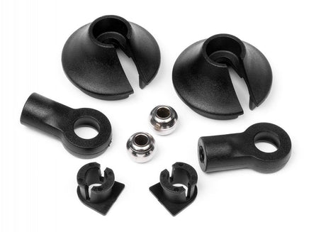 HPI Racing - Shock End/Shock Spring Retainer Set, Vorza Flux - Hobby Recreation Products