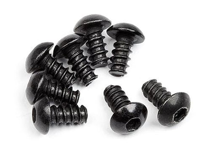 HPI Racing - TP Button Head Screw, M3X6mm (Hex Socket), Vorza Flux (8pcs) - Hobby Recreation Products