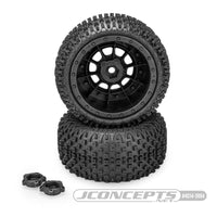 J Concepts - Choppers, Platinum Compound, Pre-Mounted on #3425B Wheel, Fits X-Maxx, XRT, and Arrma Kraton 8 - Hobby Recreation Products