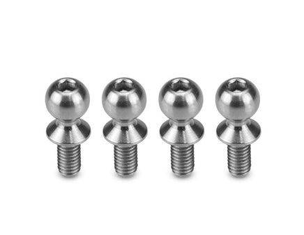 J Concepts - Titanium Ball-Stud 5.5 x 6mm, fits B6 / T6 / SC6 / DR10 / Regulator Steering Linkage, 4pc - Hobby Recreation Products