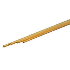 K & S Metals - Bendable Brass Rod Assortment: (1/16", 3/64") x 12" Long - Hobby Recreation Products