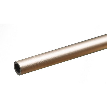 K & S Metals - Round Aluminum Tube: 1/4" OD x 0.035" Wall x 12" Long - Hobby Recreation Products