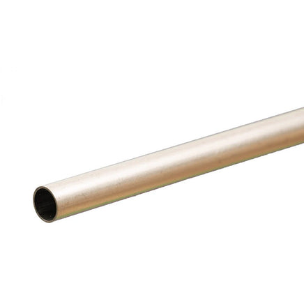 K & S Metals - Round Aluminum Tube: 5/32" OD x 0.014" Wall x 12" Long - Hobby Recreation Products