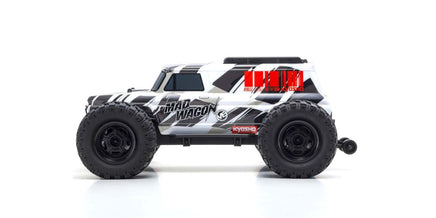 Kyosho - 1980 Mad Wagon 1/10 4WD RTR Brushless Monster Truck, Black - Hobby Recreation Products