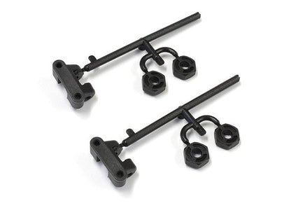 Kyosho - Rear Suspension Mount & Wheel Hexes, for Outlaw Rampage - Hobby Recreation Products